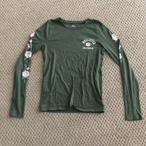 Hollister Long Sleeve Floral Shirt